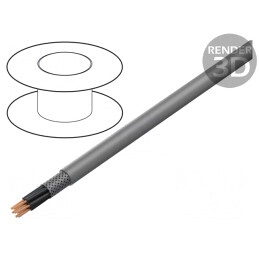 Cablu Ecranat 7x0,75mm2 Cupru Cositorit | Electronic-mag.ro | Componente Electronice