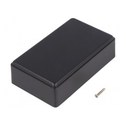 Carcasă universală neagră ABS 60x99x30mm | Electronic-mag.ro | Componente Electronice