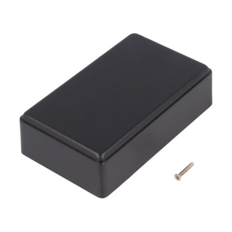 Carcasă universală neagră ABS 60x99x30mm | Electronic-mag.ro | Componente Electronice