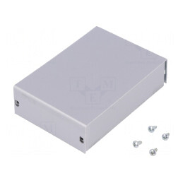 Carcasă Universală Aluminiu Gri 72x103x28mm | Electronic-mag.ro | Componente Electronice