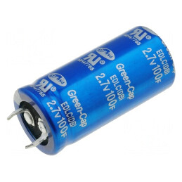 Supercondensator SNAP-IN 100F 2,7V 10mm EDLC