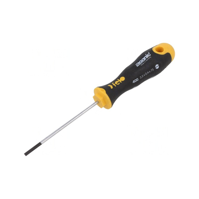 Şurubelniţă plată 2,5x0,4mm ERGONIC | Electronic-mag.ro | Componente Electronice