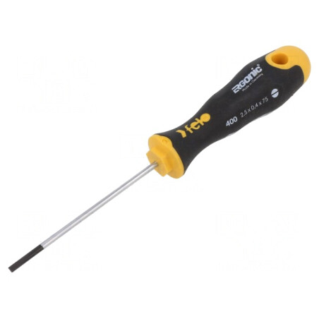 Şurubelniţă plată 2,5x0,4mm ERGONIC | Electronic-mag.ro | Componente Electronice