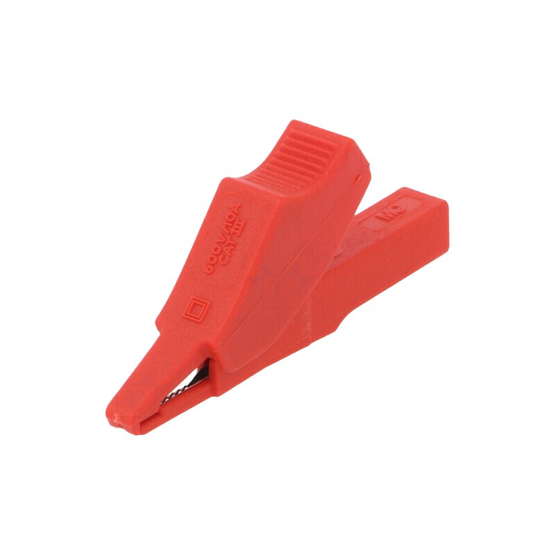 Bornă crocodil roșie 10A 60VDC nichelată 58,5mm | Electronic-mag.ro | Componente Electronice Bornă crocodil roșie 10A 60VDC nichelată 58,5mm | Electronic-mag.ro | Componente Electronice