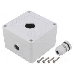 Carcasă ABS 90x90x60mm pentru Pilot X | Electronic-mag.ro | Componente Electronice