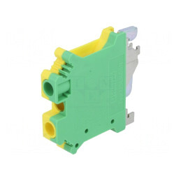 Terminal Îmbinare Șine 0,2-10mm2 1P 2B Galben-Verde | Electronic-mag.ro | Componente Electronice