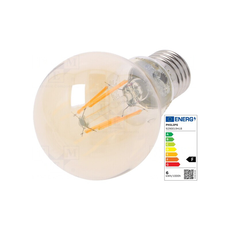 Lampă LED E27 Alb Cald 4W 400lm 2500K | Electronic-mag.ro | Componente Electronice