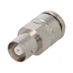 Conector C Mufă Mamă Argintat PTFE 50Ω pe Cablu