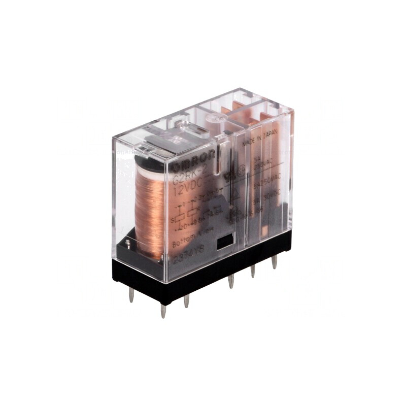 Releu Electromagnetic DPDT 12V 3A | Electronic-mag.ro | Componente Electronice