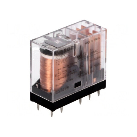 Releu Electromagnetic DPDT 12V 3A | Electronic-mag.ro | Componente Electronice