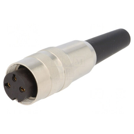 Conector M16 Mufă Mamă 3 Pin 5A 250V Drept Lipire Cablu | Electronic-mag.ro | Componente Electronice