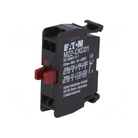 Element de contact 22mm RMQ-Titan cu cleme cu arc | Electronic-mag.ro | Componente Electronice