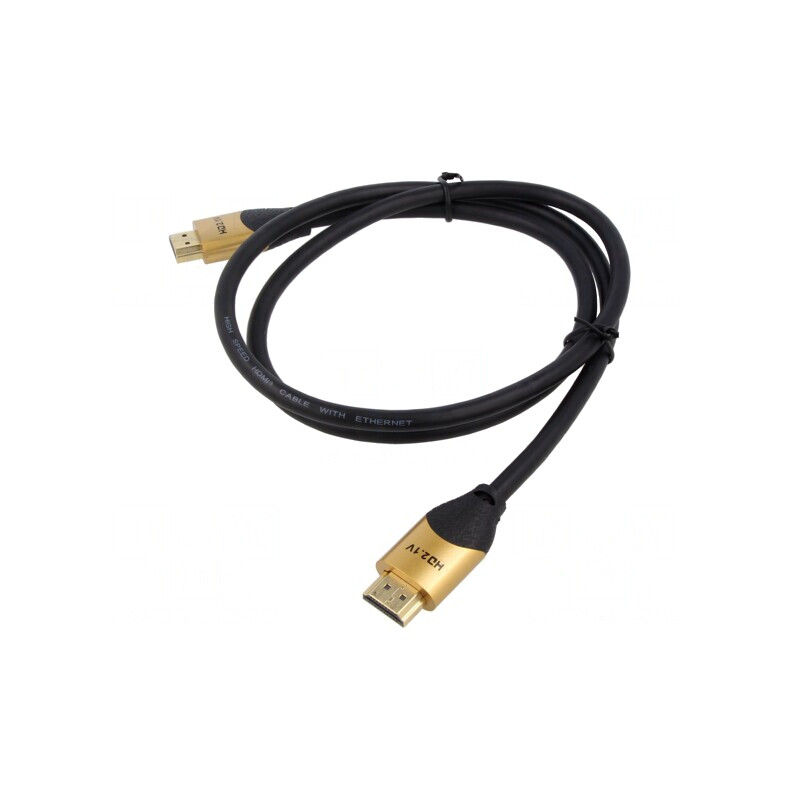 Cablu HDMI 2.1 2m Negru | Electronic-mag.ro | Componente Electronice