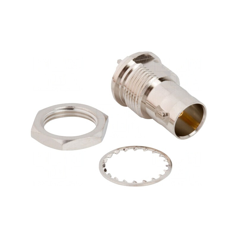 Soclu BNC Mamă 75Ω THT PTFE | Electronic-mag.ro | Componente Electronice