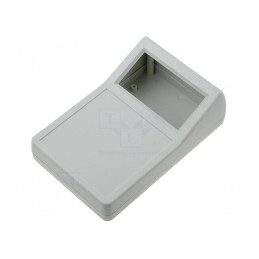 Carcasă desktop ABS gri cu răsucire 97x152x54mm | Electronic-mag.ro | Componente Electronice
