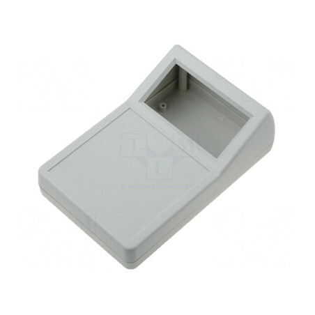 Carcasă desktop ABS gri cu răsucire 97x152x54mm | Electronic-mag.ro | Componente Electronice