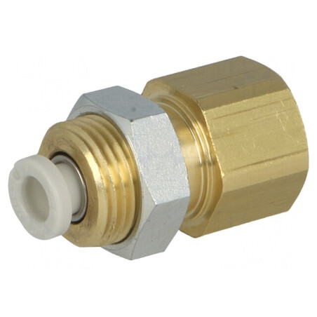 Racord push-in filetat alamă Rc 1/8 1-10 bar | Electronic-mag.ro | Componente Electronice