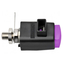 Clemă de laborator purpurie 16A 300VDC | Electronic-mag.ro | Componente Electronice