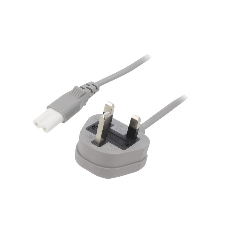 Cablu Alimentare 5m Gri PVC 3A | Electronic-mag.ro | Componente Electronice Cablu Alimentare 5m Gri PVC 3A | Electronic-mag.ro | Componente Electronice