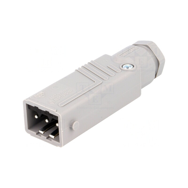 Conector dreptunghiular ST 3 pini IP54 cositorit | Electronic-mag.ro | Componente Electronice Conector dreptunghiular ST 3 pini IP54 cositorit | Electronic-mag.ro | Componente Electronice