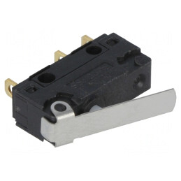 Microîntrerupător SNAP ACTION cu manetă SPDT 5A/250VAC | Electronic-mag.ro | Componente Electronice