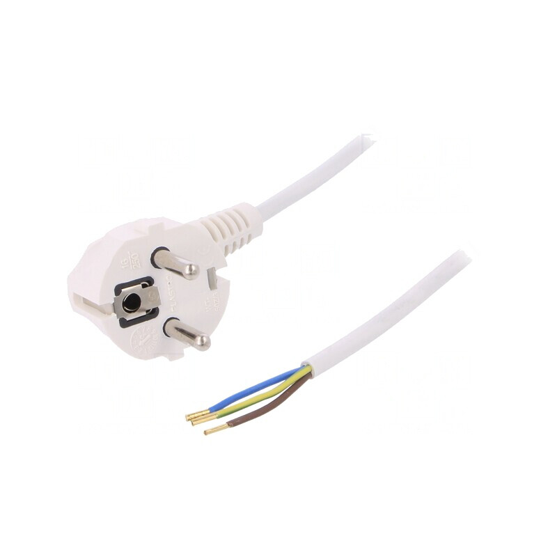 Cablu electric alb 3m 3x0,75mm2 16A 250V | Electronic-mag.ro | Componente Electronice Cablu electric alb 3m 3x0,75mm2 16A 250V | Electronic-mag.ro | Componente Electronice