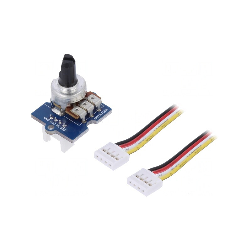 Senzor de rotație potențiometru Grove 3,3-5VDC | Electronic-mag.ro | Componente Electronice