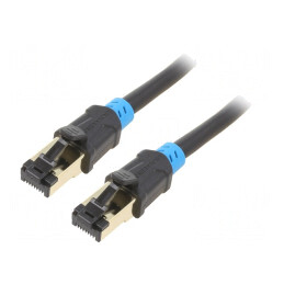 Patch Cord S/FTP Cat6 5m Negru | Electronic-mag.ro | Componente Electronice