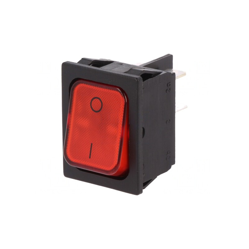 Intrerupator Balansier DPST ON-OFF 20A 250V Rosu IP40 cu Bec 230V | Electronic-mag.ro | Componente Electronice Intrerupator Balansier DPST ON-OFF 20A 250V Rosu IP40 cu Bec 230V | Electronic-mag.ro | Componente Electronice