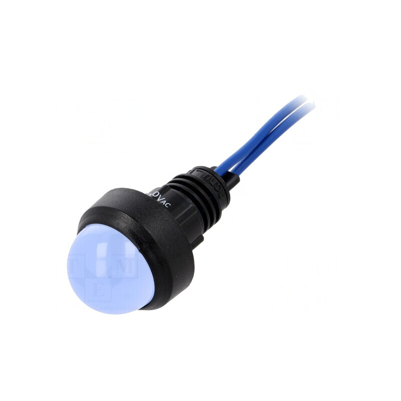 Lampă de control LED albastru 230V Ø13mm IP40 | Electronic-mag.ro | Componente Electronice