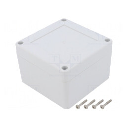 Carcasă Universală 90x90x60mm cu Bucșă din Alamă | Electronic-mag.ro | Componente Electronice