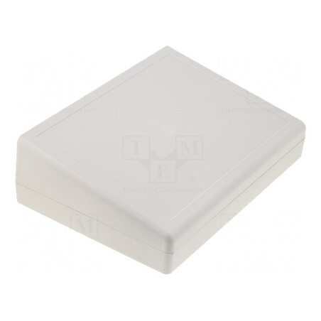 Carcasă Desktop ABS Gri Mat 188x133x32.5mm | Electronic-mag.ro | Componente Electronice