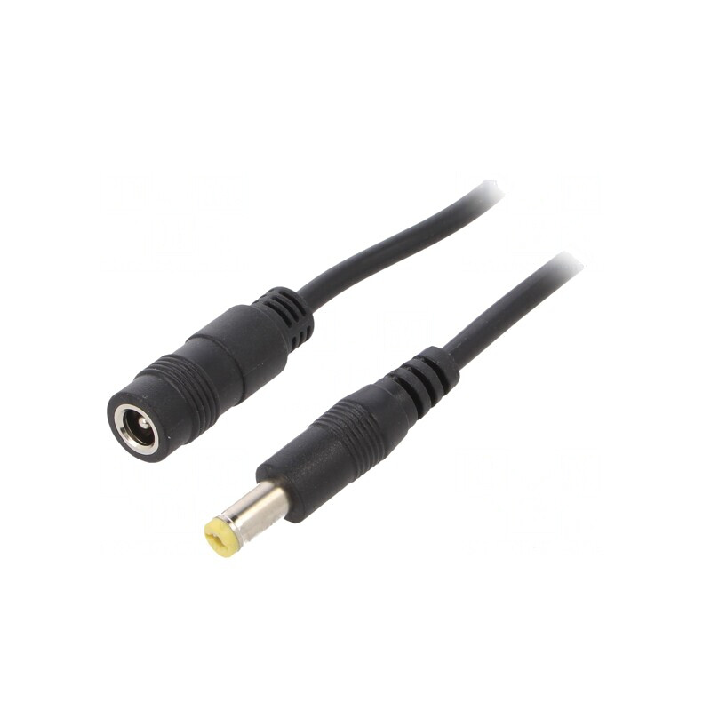 Cablu DC 5,5/2,1 mm Negru 2x0,5mm2 Mufă și Soclu Drept | Electronic-mag.ro | Componente Electronice Cablu DC 5,5/2,1 mm Negru 2x0,5mm2 Mufă și Soclu Drept | Electronic-mag.ro | Componente Electronice