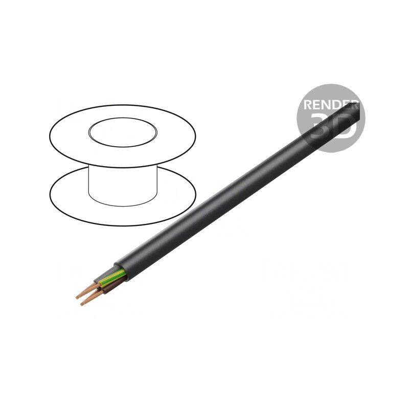 Cablu Electric Negru 4G2,5mm2 450/750V | Electronic-mag.ro | Componente Electronice Cablu Electric Negru 4G2,5mm2 450/750V | Electronic-mag.ro | Componente Electronice