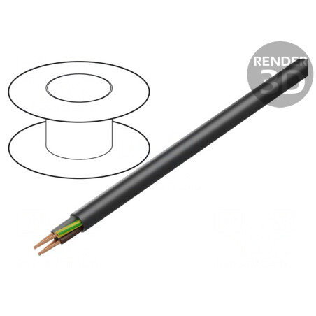 Cablu Electric Negru 4G2,5mm2 450/750V | Electronic-mag.ro | Componente Electronice
