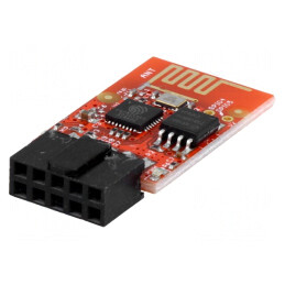 Modul WiFi 2.4GHz cu Soclu Pini și Flash 2MB | Electronic-mag.ro | Componente Electronice