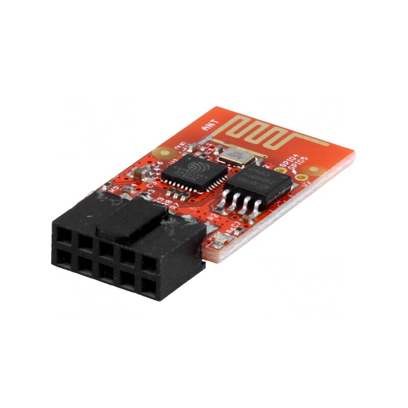 Modul WiFi 2.4GHz cu Soclu Pini și Flash 2MB | Electronic-mag.ro | Componente Electronice