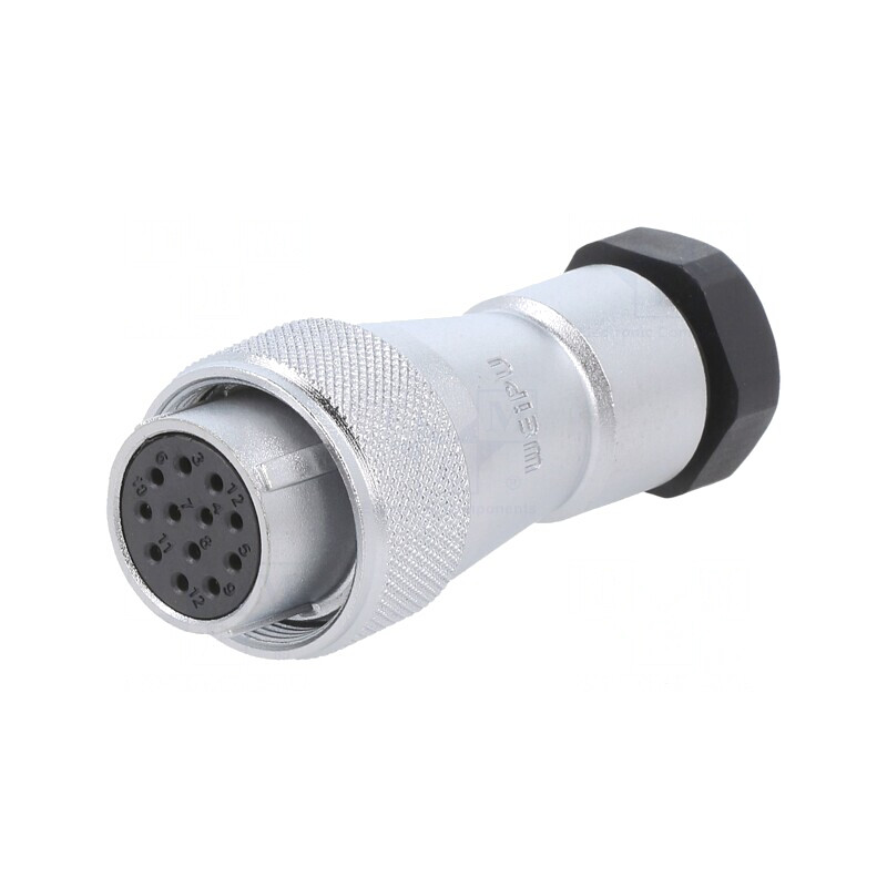 Mufă WF20 Mamă 12 PIN IP65 5A 400V | Electronic-mag.ro | Componente Electronice