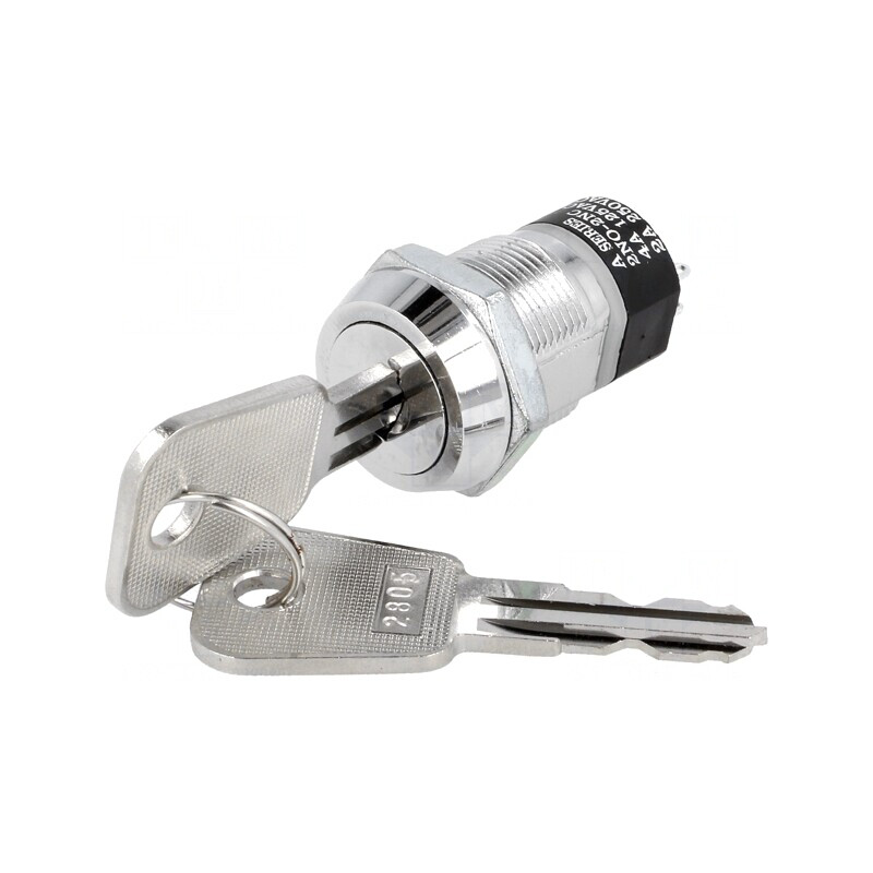 Întrerupător cu cheie DPST 2 Pini 90° | Electronic-mag.ro | Componente Electronice