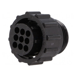 Mufă Mamă 9 PIN fără Contacte CPC Series 1 Pe Cablu | Electronic-mag.ro | Componente Electronice