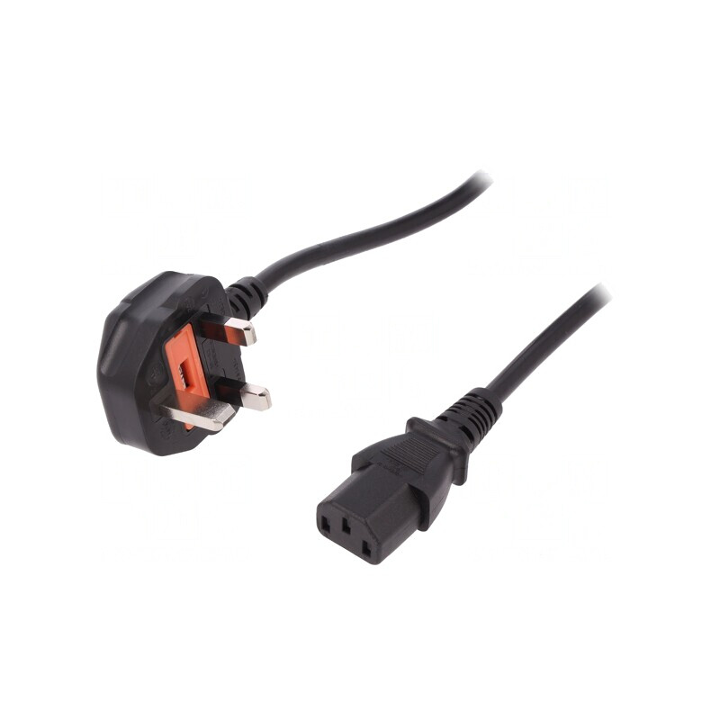 Cablu Alimentare 1.8m Negru 5A | Electronic-mag.ro | Componente Electronice