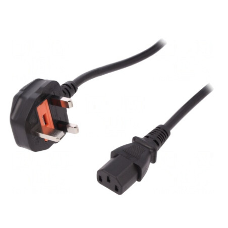 Cablu Alimentare 1.8m Negru 5A | Electronic-mag.ro | Componente Electronice