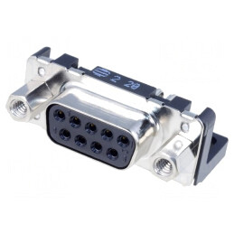 Conector D-Sub 9 PIN Soclu Mamă 90° THT | Electronic-mag.ro | Componente Electronice