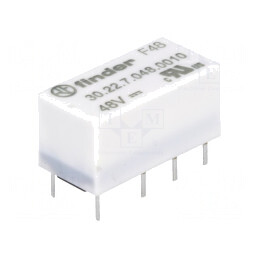 Releu Electromagnetic DPDT 48VDC 3A | Electronic-mag.ro | Componente Electronice