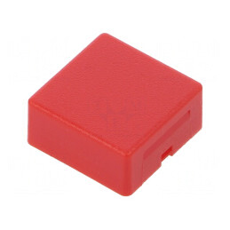 Tastă Pătrată Roșie AML 15x15mm | Electronic-mag.ro | Componente Electronice