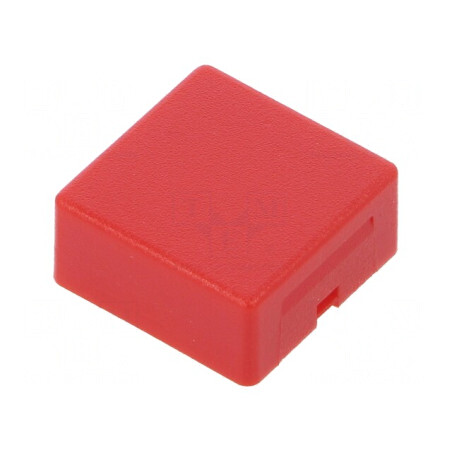 Tastă Pătrată Roșie AML 15x15mm | Electronic-mag.ro | Componente Electronice