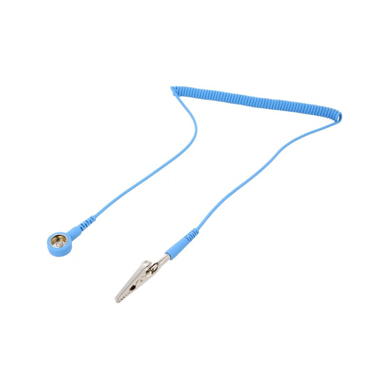 Cablu de Conexiune ESD Spiralat cu Rezistor 1MΩ | Electronic-mag.ro | Componente Electronice