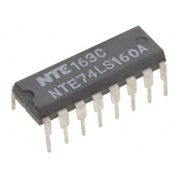 Contor Decadă Digital 4-bit TTL DIP16 | Electronic-mag.ro | Componente Electronice