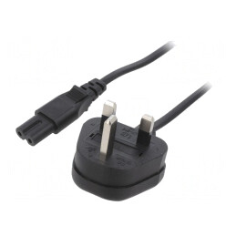 Cablu Alimentare 5m Negru 3A | Electronic-mag.ro | Componente Electronice