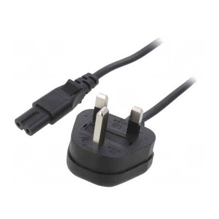Cablu Alimentare 5m Negru 3A | Electronic-mag.ro | Componente Electronice